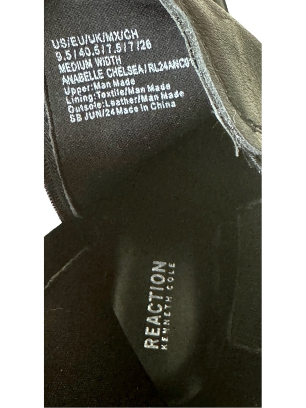 KENNETH COLE REACTION Women's Anabelle Chelsea Zipper Booties, SZ 9.5 - Picture 8 of 12